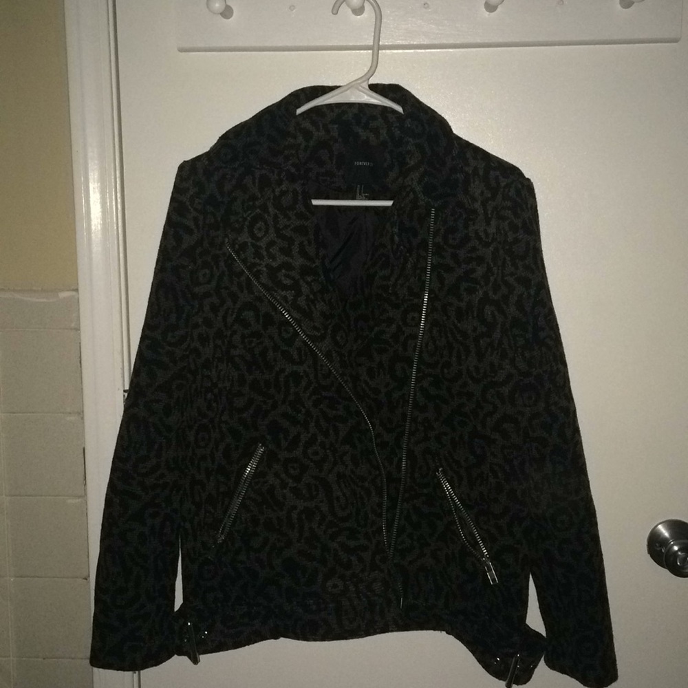 FOREVER 21 Cheetah Print Jacket